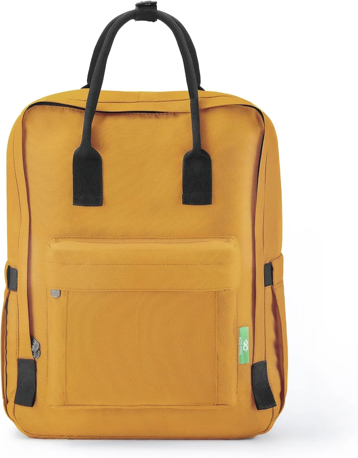 ECO CHIC Waterproof Recycled Canvas Twin-Handle Backpack – Sustainable Laptop Backpack
