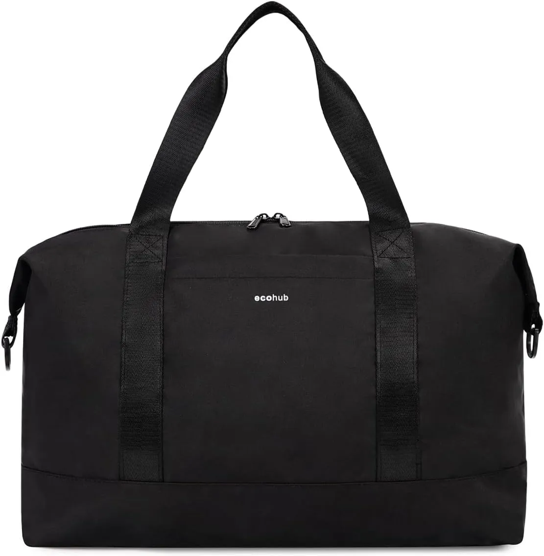 ECOHUB For Spirit Airlines Personal Item Bag 18x14x8 Underseat Carry on Luggage with Removable Wet Bag, Travel Duffel Bags Weekender for Women, 30L (Black)