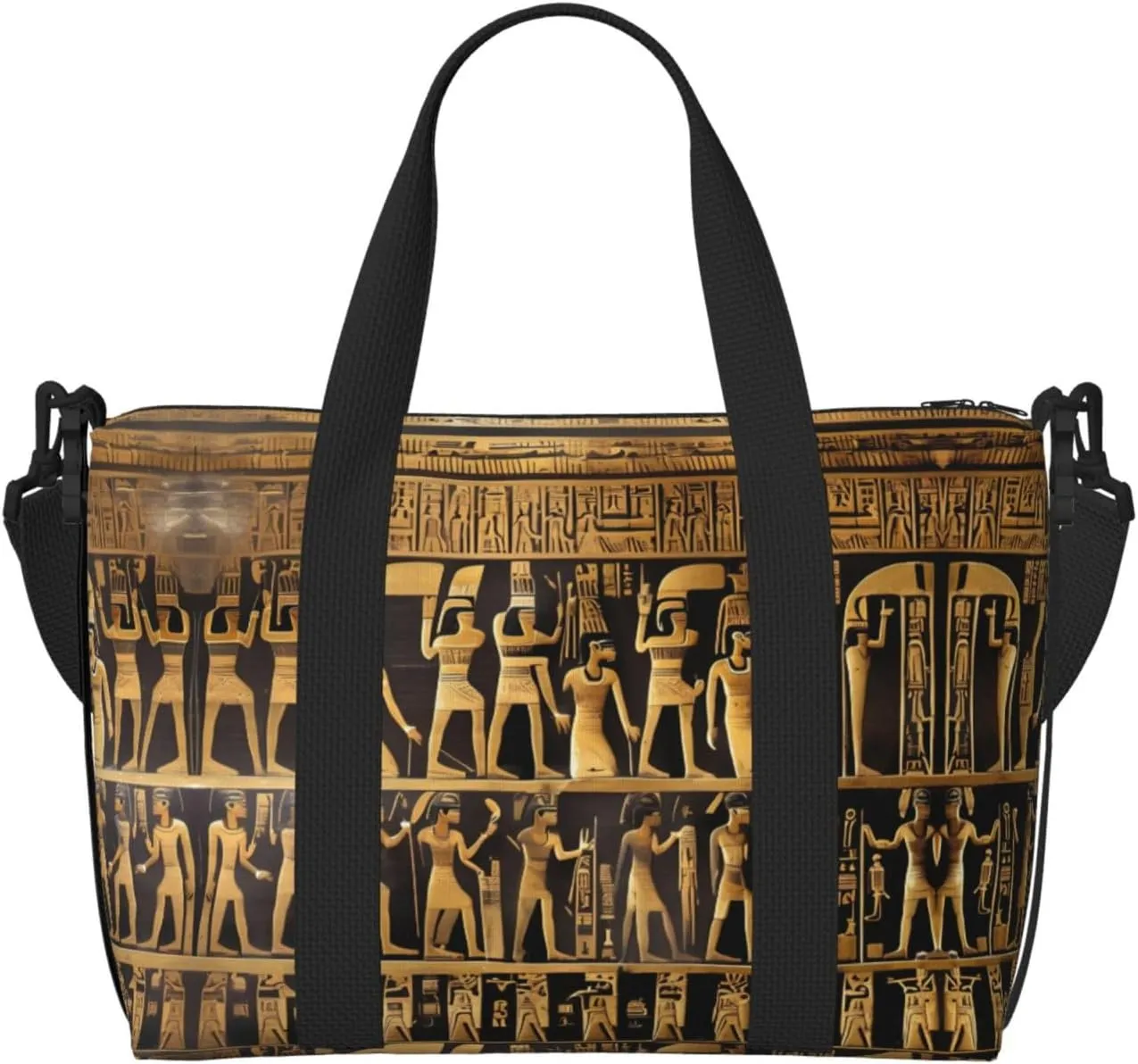 Egypts Hieroglyphics Personal Item Travel Bags for Women - Durable Travel Duffel Bags, Gym Bags for Overnight Trips