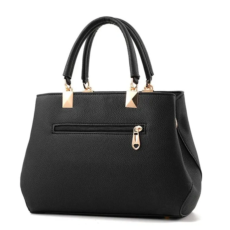 Elegant Crossbody Tote – Floral Charm Shoulder Bag for Office & Everyday Style