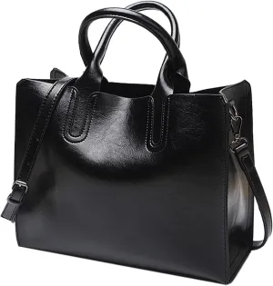 Elegant Satchel Bags for Women Fashion Versatile Satchel Purses with Multi Zipper Pocket Versatile Travel Purse(Black)