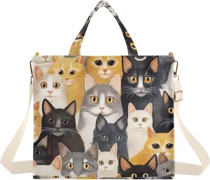 Elephant Giraffe Print Totes for Women Shoulder Handbag Designer Gifts for Women Large Totes Bag
