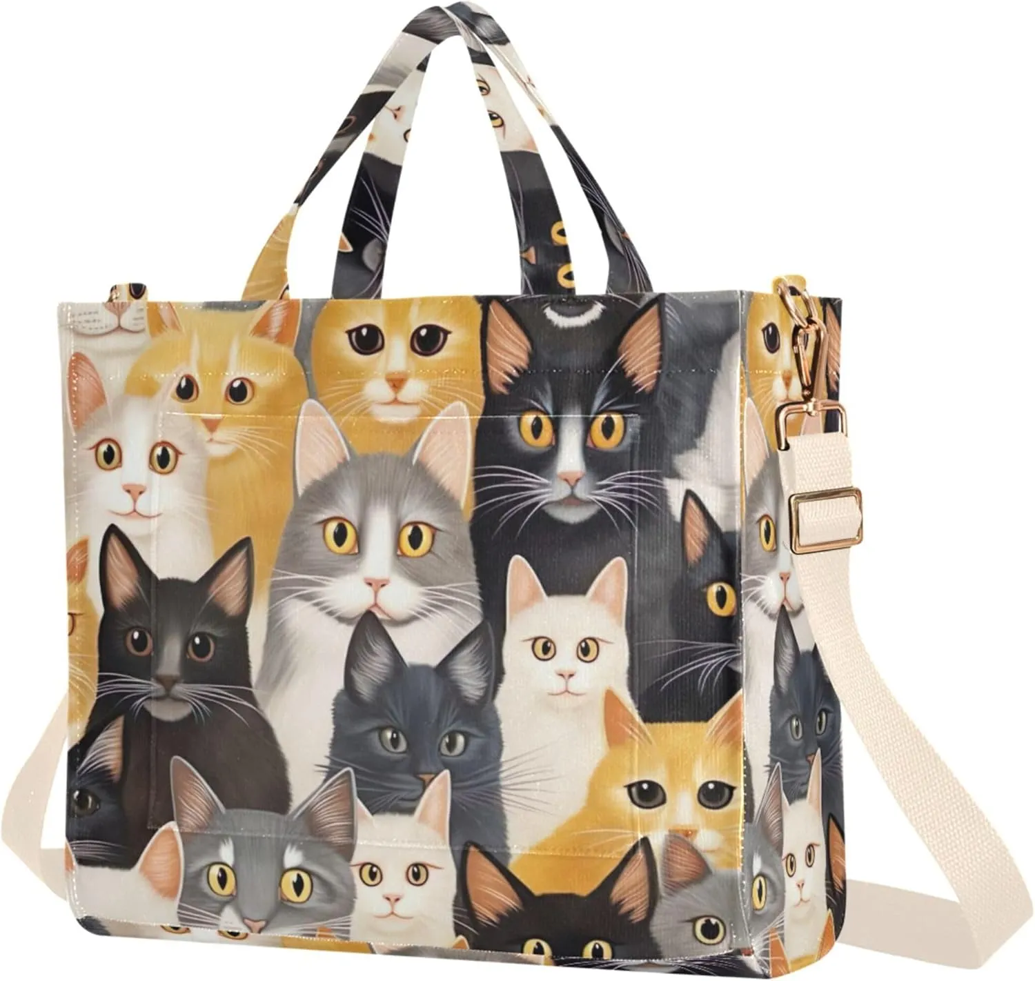 Elephant Giraffe Print Totes for Women Shoulder Handbag Designer Gifts for Women Large Totes Bag
