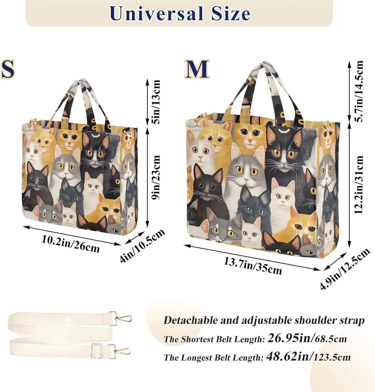 Elephant Giraffe Print Totes for Women Shoulder Handbag Designer Gifts for Women Large Totes Bag