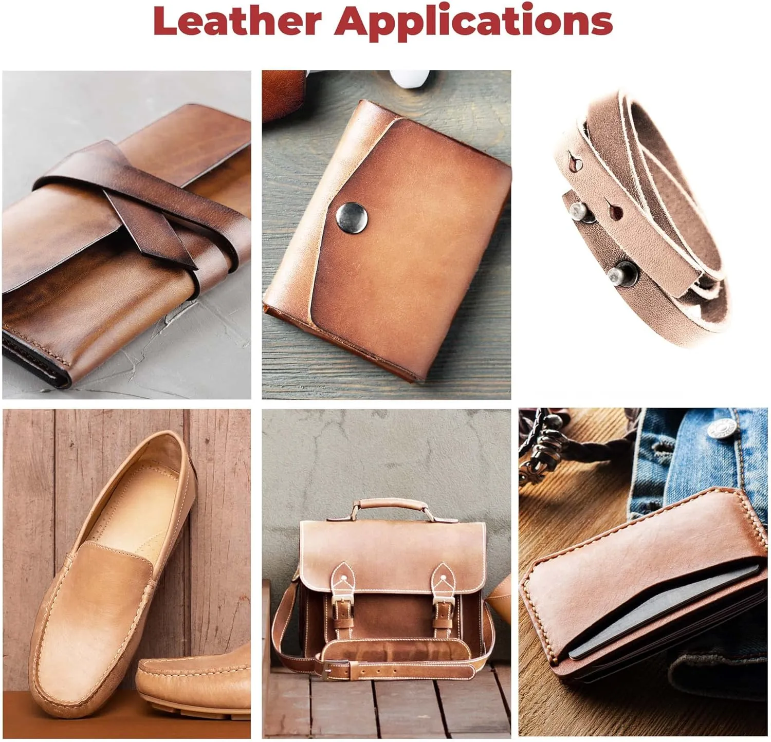 ELW 8-9 oz (3.2-3.6mm) Thickness Weight Pre-Cut 4-6 SQ FT Vegetable Tanned Leather Cowhide Grade AB Full Grain Leather for Tooling, Carving, Engraving, Molding, Embossing, Stamping, & Dyeing
