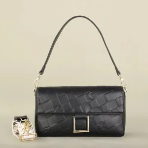 Embossed Shoulder Bag