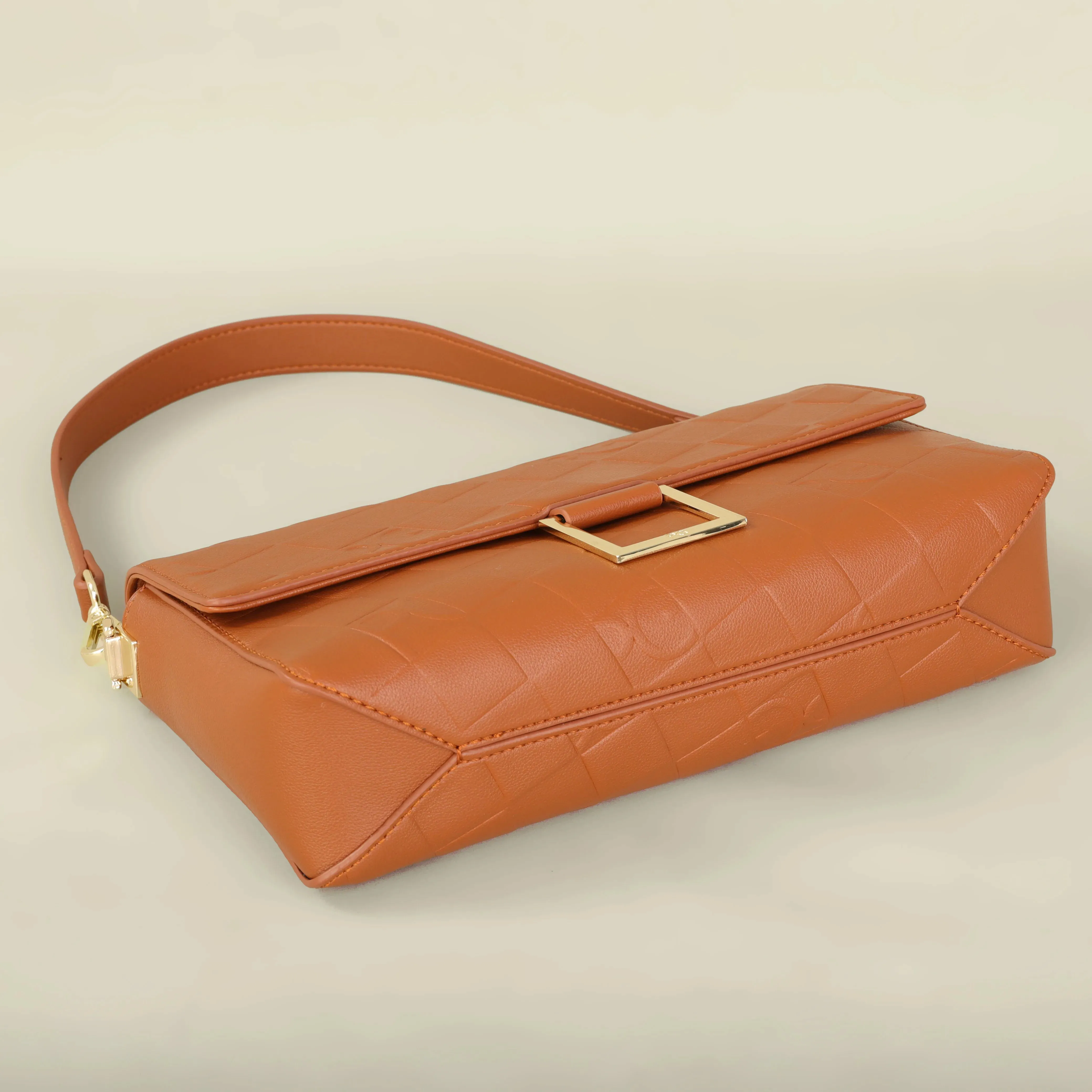 Embossed Shoulder Bag