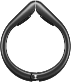 enGMOLPHY Bag Hook Hanger, Holds Up to 33LB, Purse Hook for Desk, Under Table Bar Handbag Hanger, Stylish Purse Holder Storage Hook-Gun Metal