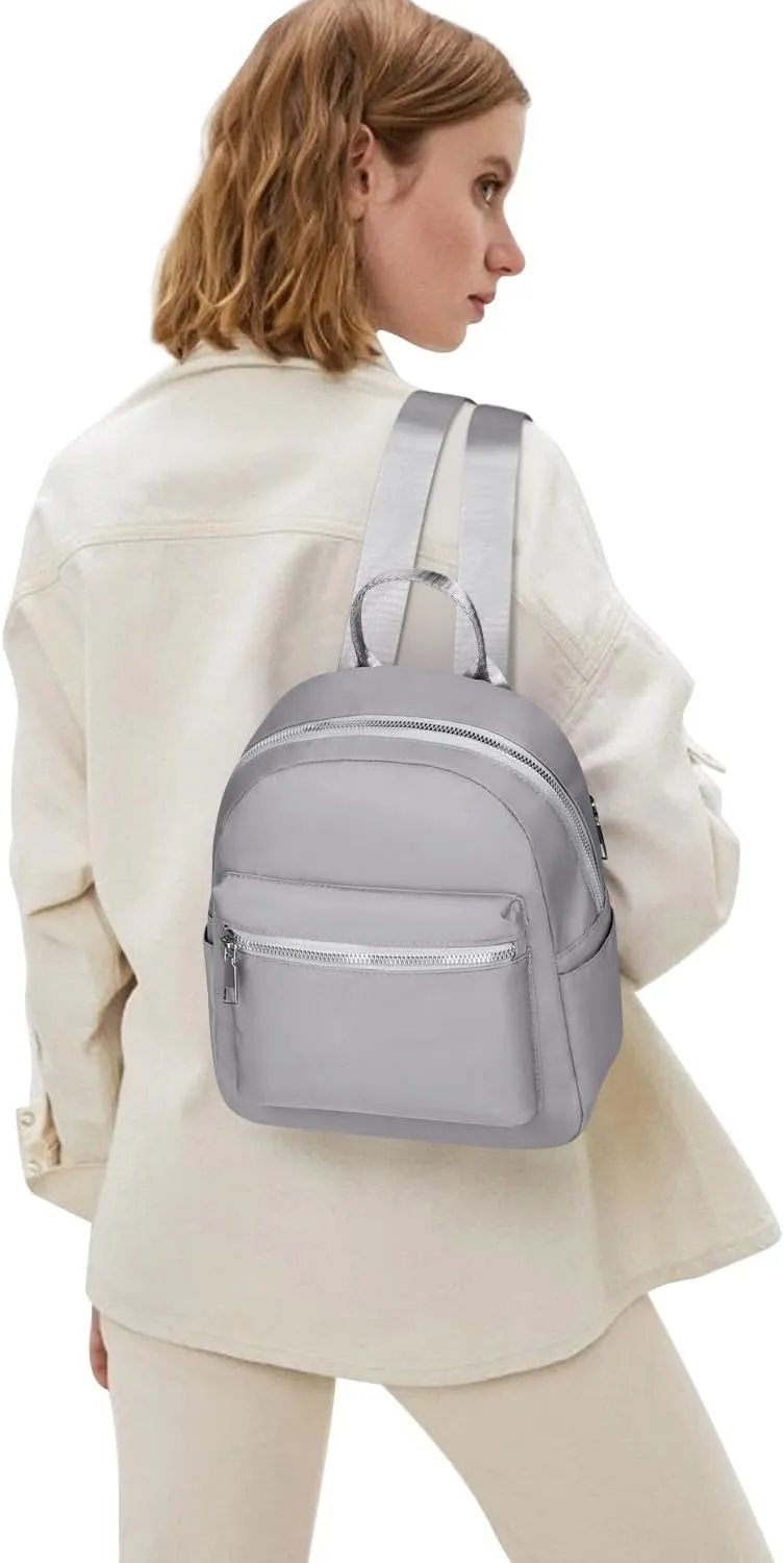 Etercycle Mini Backpack Purse for women, Small Backpack Purse, Shoulder Bag for Travel (Gray)