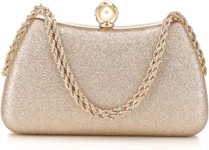 Evening Clutch Bag for Women Glitter Shiny Dress Purse Wedding Bride Handbags Evening Clutches for Cocktail Party