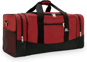 Everest Sporty Crossover Duffel Bag, Burgundy, One Size