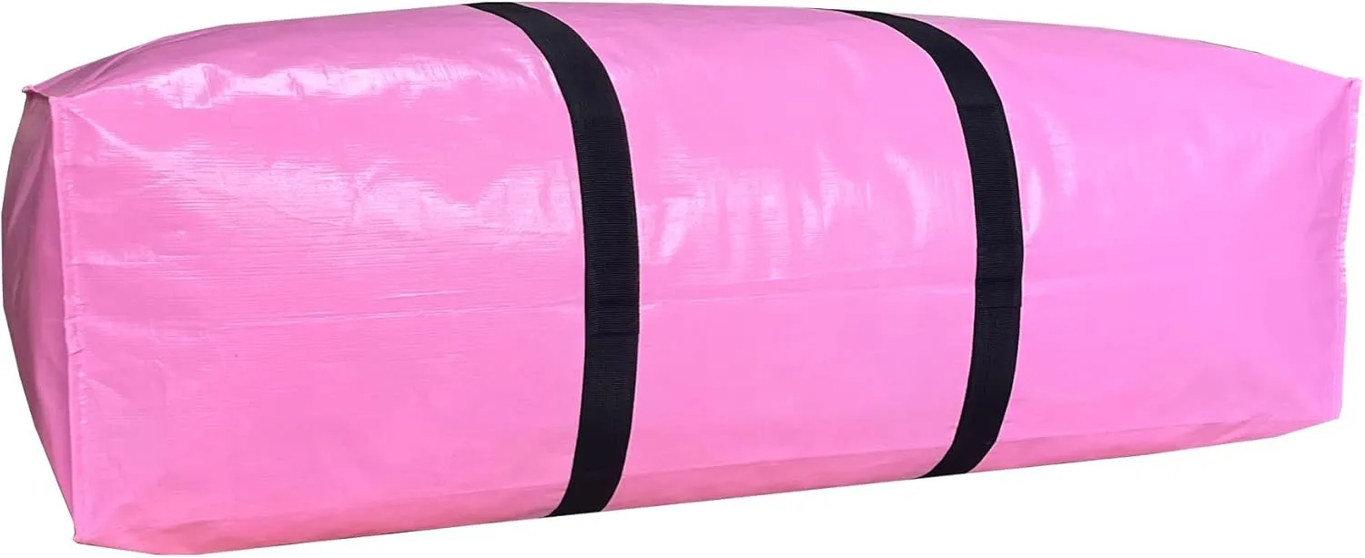 Extra Large Storage Bags, Jumbo Moving Tent Storage Bags, Waterproof Foldable Big Turquoise XXL Duffle Bag for Travel, 42x23x13.5inch - 1PACK