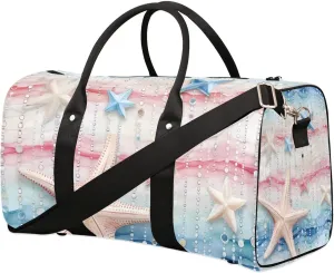 Fairy Starfish Foldable Lightweight Duffle Bag for Travel - Waterproof Carry On Bags for Airplanes, Travel Duffel Bags for Gym, Weekend