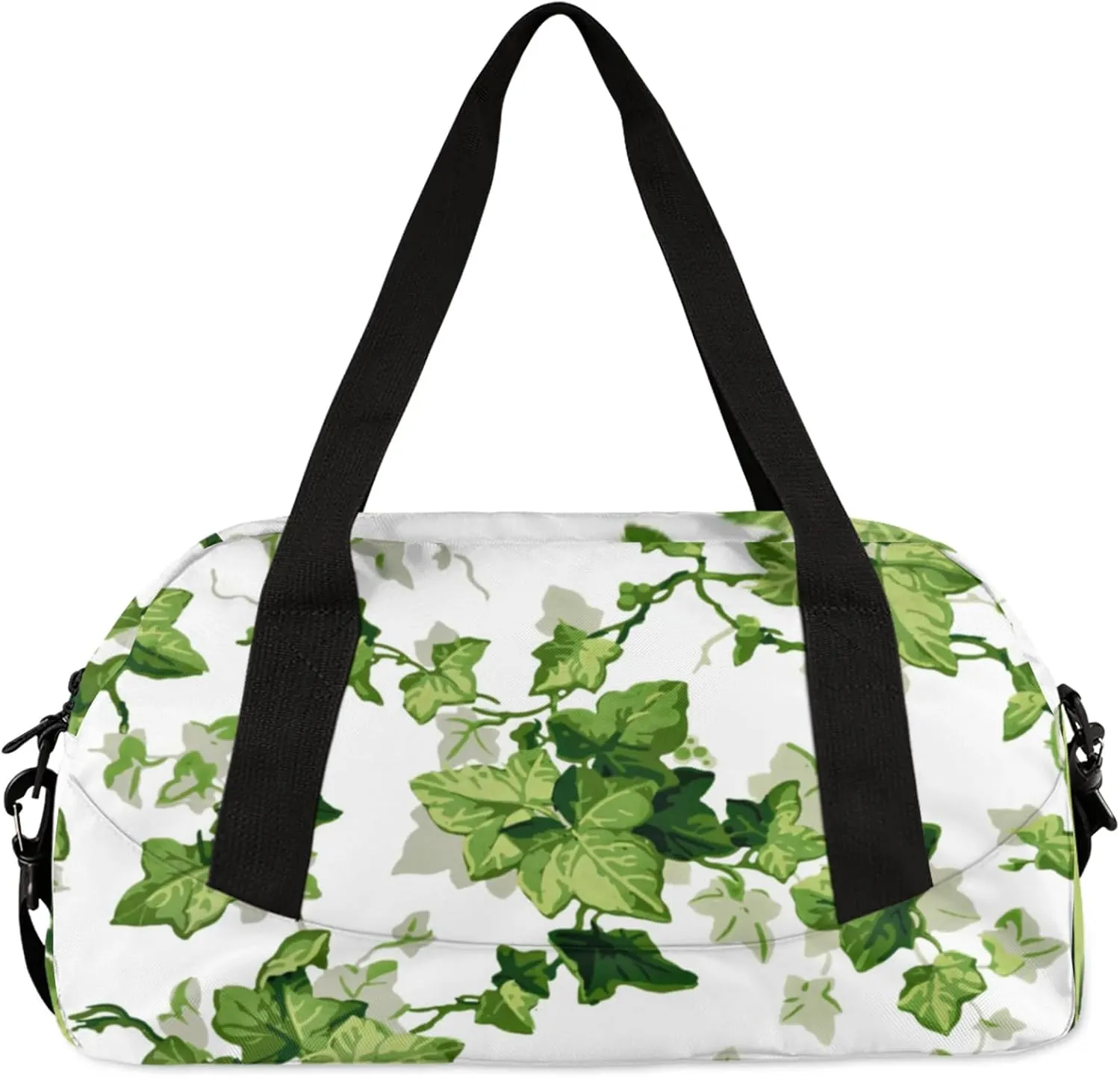Fall Maple Leaf Kids Duffel Bag Lightweight Waterproof Sports Gym Bag with Front Zipper Pocket Foldable Weekender Overnight Bag for School Practice Gymnastic Ballet