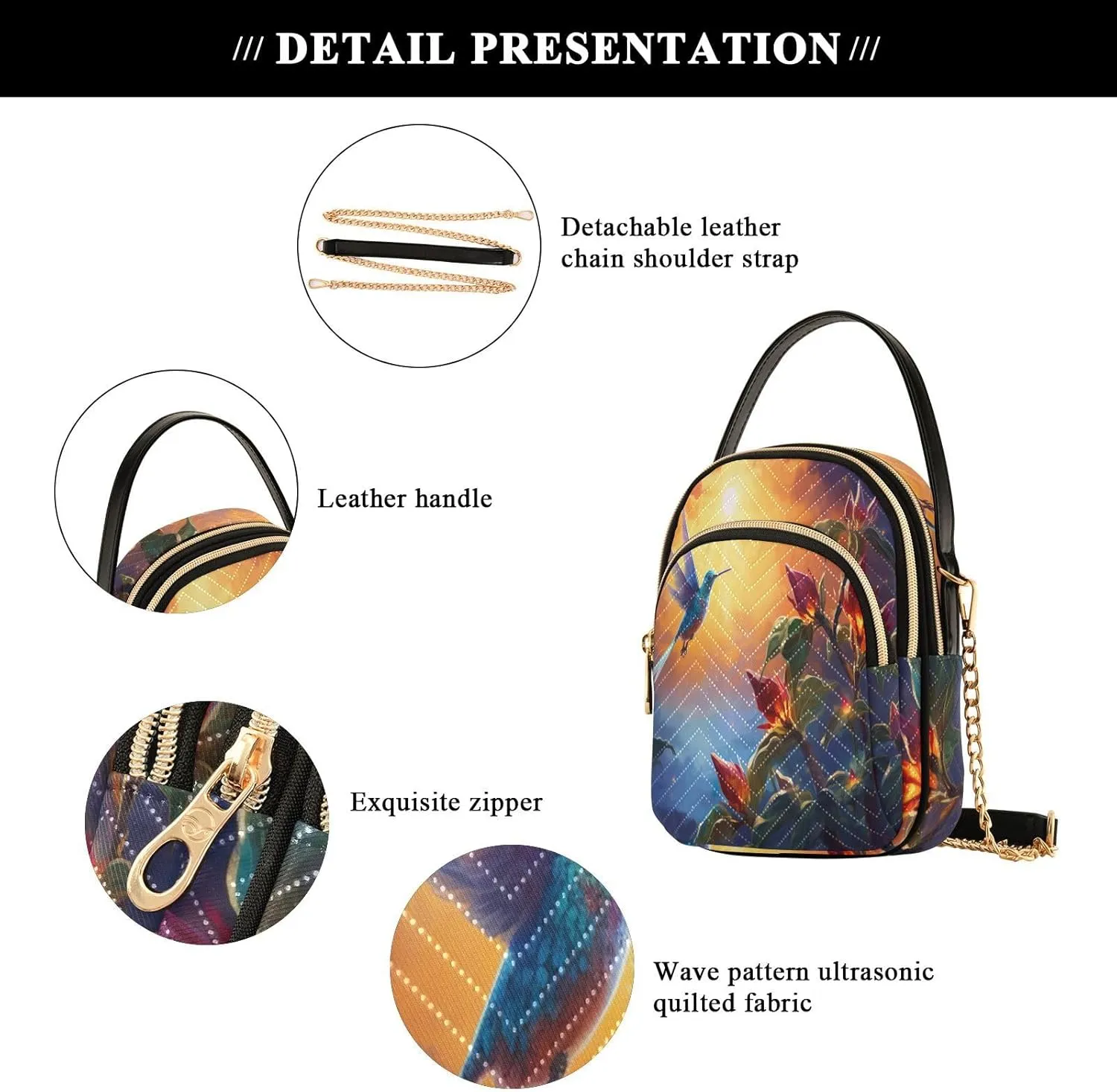 Fantasy Sea Of Clouds And Whale Women's Crossbody Sling Handbags, Womens Crossbody Travel Bag, Stylish Crossbody Bags