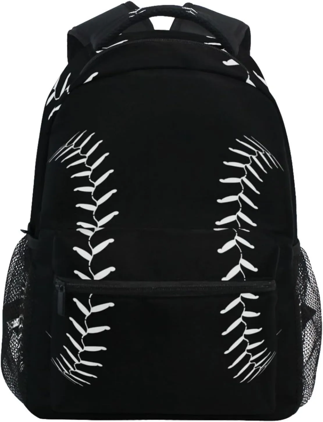 Fashion Baseball Sport Softball American Cool Backpacks School Book Travel College Shoulder Bag for Women Girls Men Boys