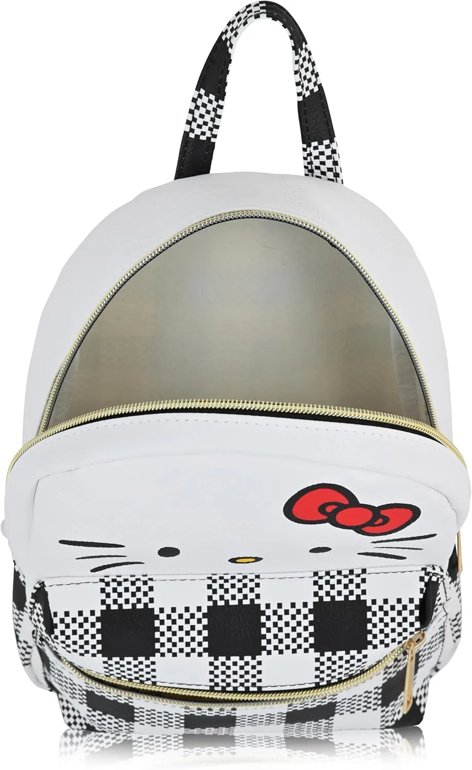 Fast Forward Sanrio Hello Kitty Backpack for Women, Men, Unisex | Cute PU Leather 10"" Hello Kitty Mini Backpack Purse Shoulder Purse | Hello Kitty Bag and Hello Kitty Accessories, C6PM29FN