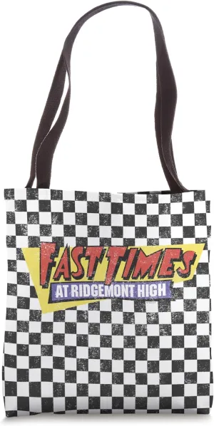 Fast Times at Ridgemont High checkered logo Tote Bag