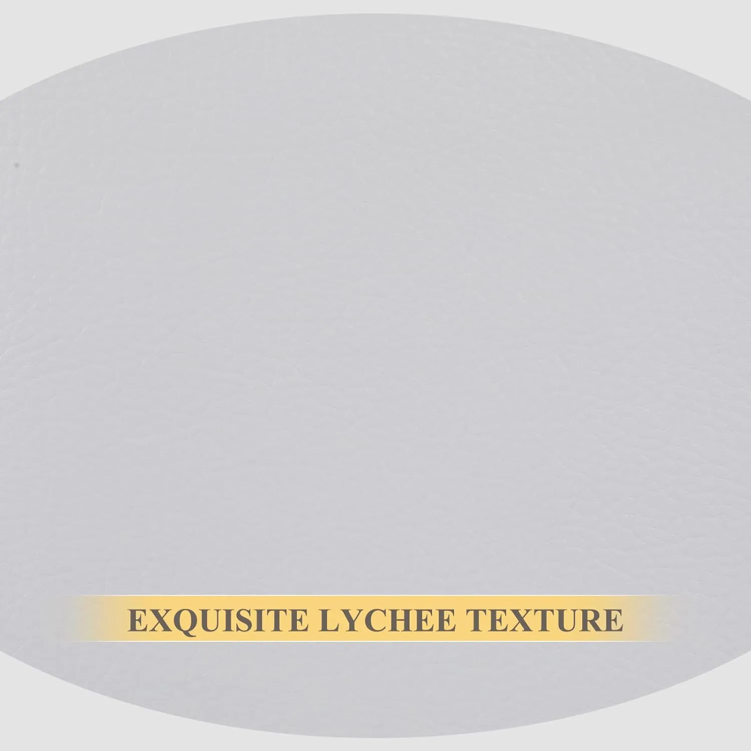 Faux Leather Fabric, 55” Wide Upholstery Fabric by The Yard Marine Vinyl Fabric Outdoor Pu Leather Waterproof Sheets Fabric for Crafts Sewings Sofa Wallets Handbag Earrings Bows 2 Yard White
