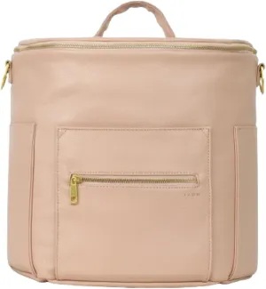FAWN DESIGN The Original Diaper Bag, Faux Leather Diaper Bag Backpack, Vegan Leather, Large Capacity Baby Bag for Mom