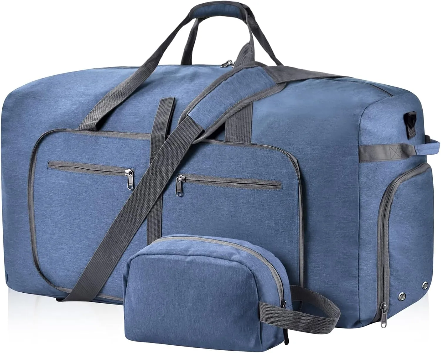 Felipe Varela Duffle Bag with Shoes Compartment and Adjustable Strap,Foldable Travel Duffel Bags for Men Women,Waterproof Duffel Bags