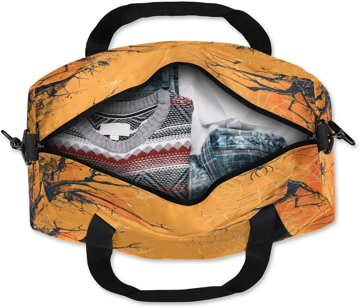Festivals - Halloween Kids Duffle Bag Boys Girls Small Sport Dance Gym Bag for Overnight Travel Weekender Carry On