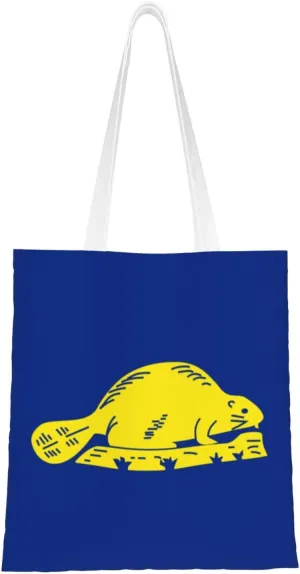 Flag of Oregon reverse Tote Bag for Women Canvas Shopping Bags Reusable Large Capacity Casual Shoulder Handbags Grocery Bags DIY Gift Bags