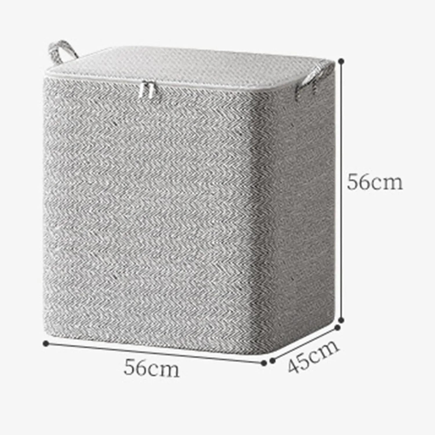 Foldable Storage Bag, Blanket Storage Bag, with Zipper Traveling Handbag for Storage Clothing Bed Sheets Pillows Toys (150L)