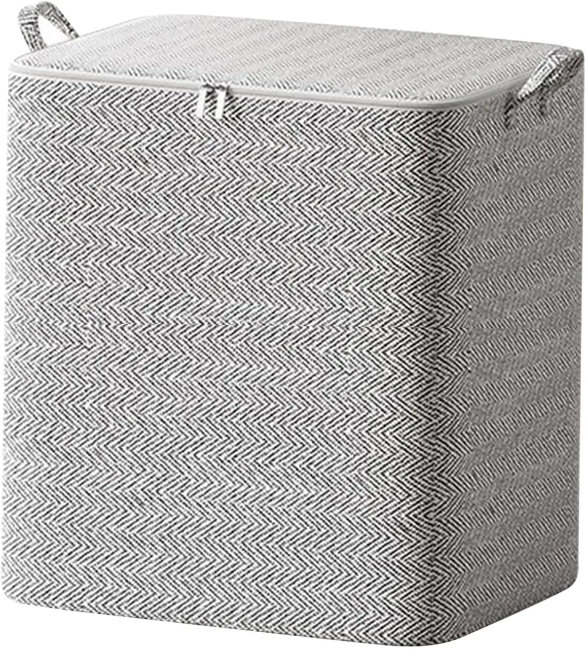 Foldable Storage Bag, Blanket Storage Bag, with Zipper Traveling Handbag for Storage Clothing Bed Sheets Pillows Toys (150L)