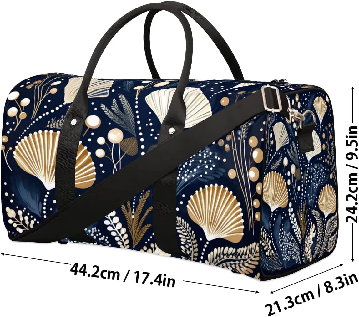 Foldable Travel Bag Swimming Turtle Lightweight Carry On Bags for Airplanes