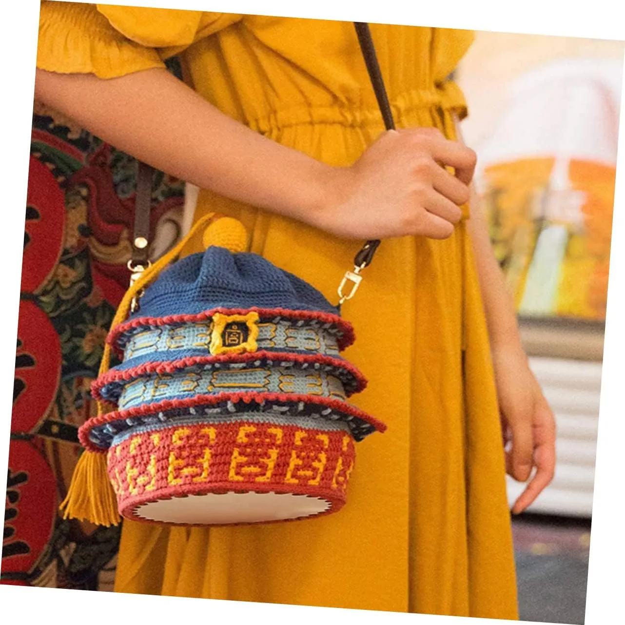 FONDOTIN 5pcs Woven Bag Base Crochet Basket Bottom Handbag Unfinished Wooden Round Weaving Knitting Supplies DIY Wood Bottom Kits for Bags and Wooden Baskets