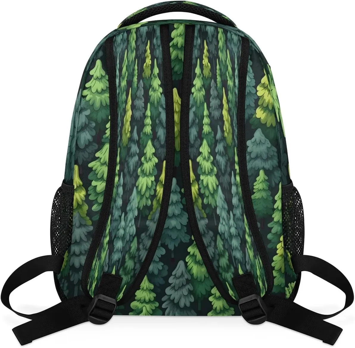 Forest Trees Design Lightweight Backpack for Women Men Laptop Travel Backpack Casual Daypack Multi-Purpose Backpacks Waterproof Large Backpack Bag