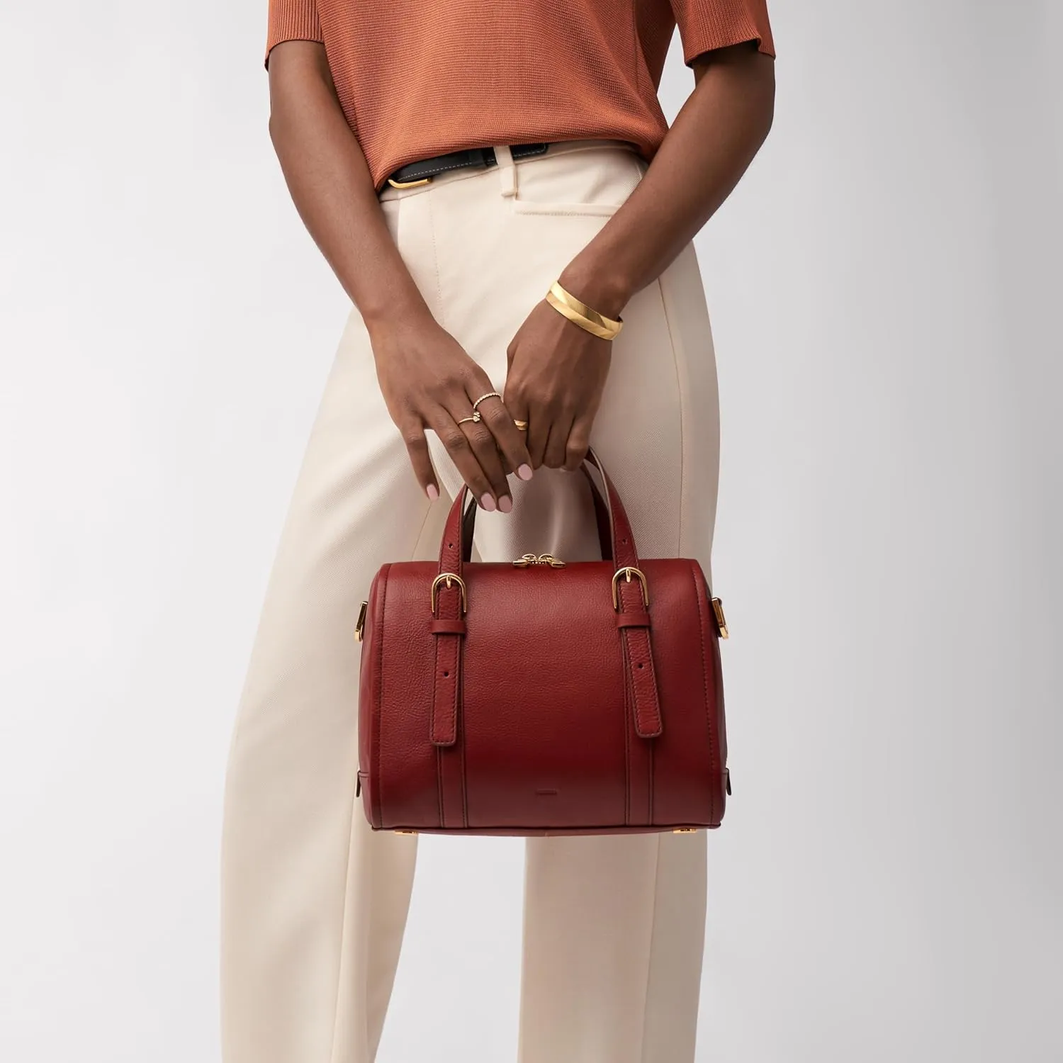 Fossil Carlie Satchel Handbag