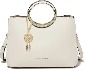 FOXLOVER Satchel Handbags for Women Top-Handle Purse Women's Crossbody Bag
