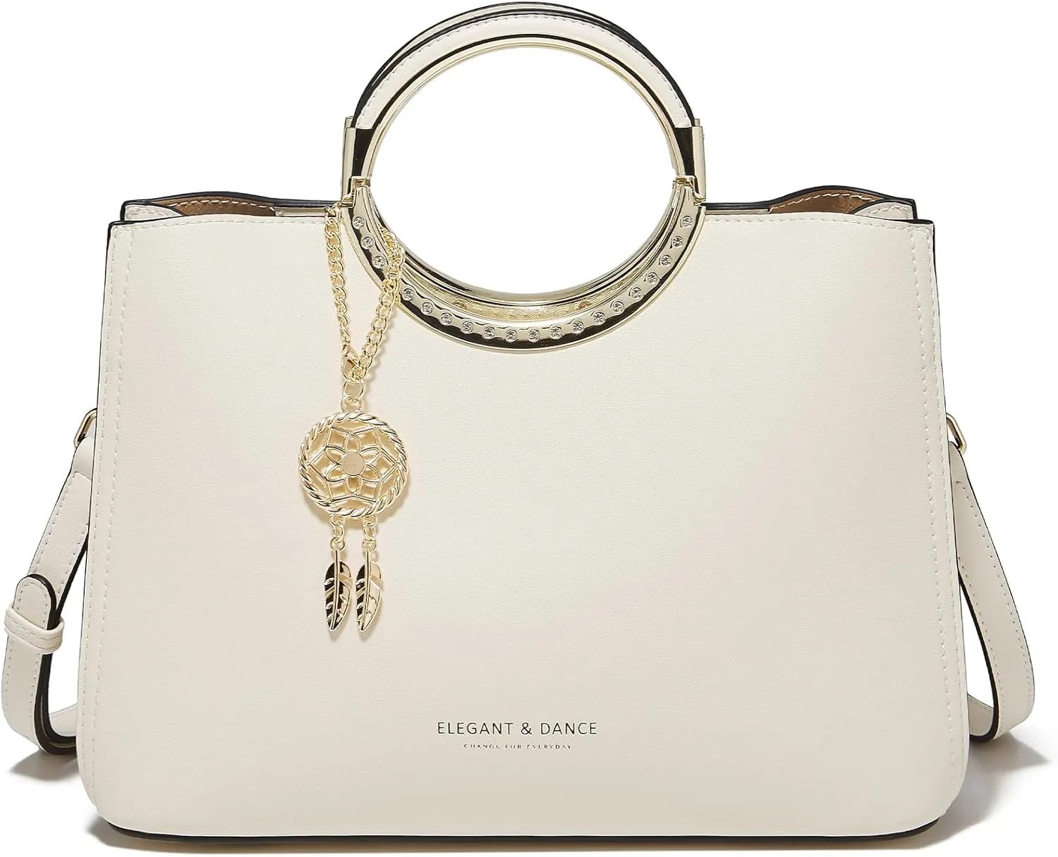 FOXLOVER Satchel Handbags for Women Top-Handle Purse Women's Crossbody Bag