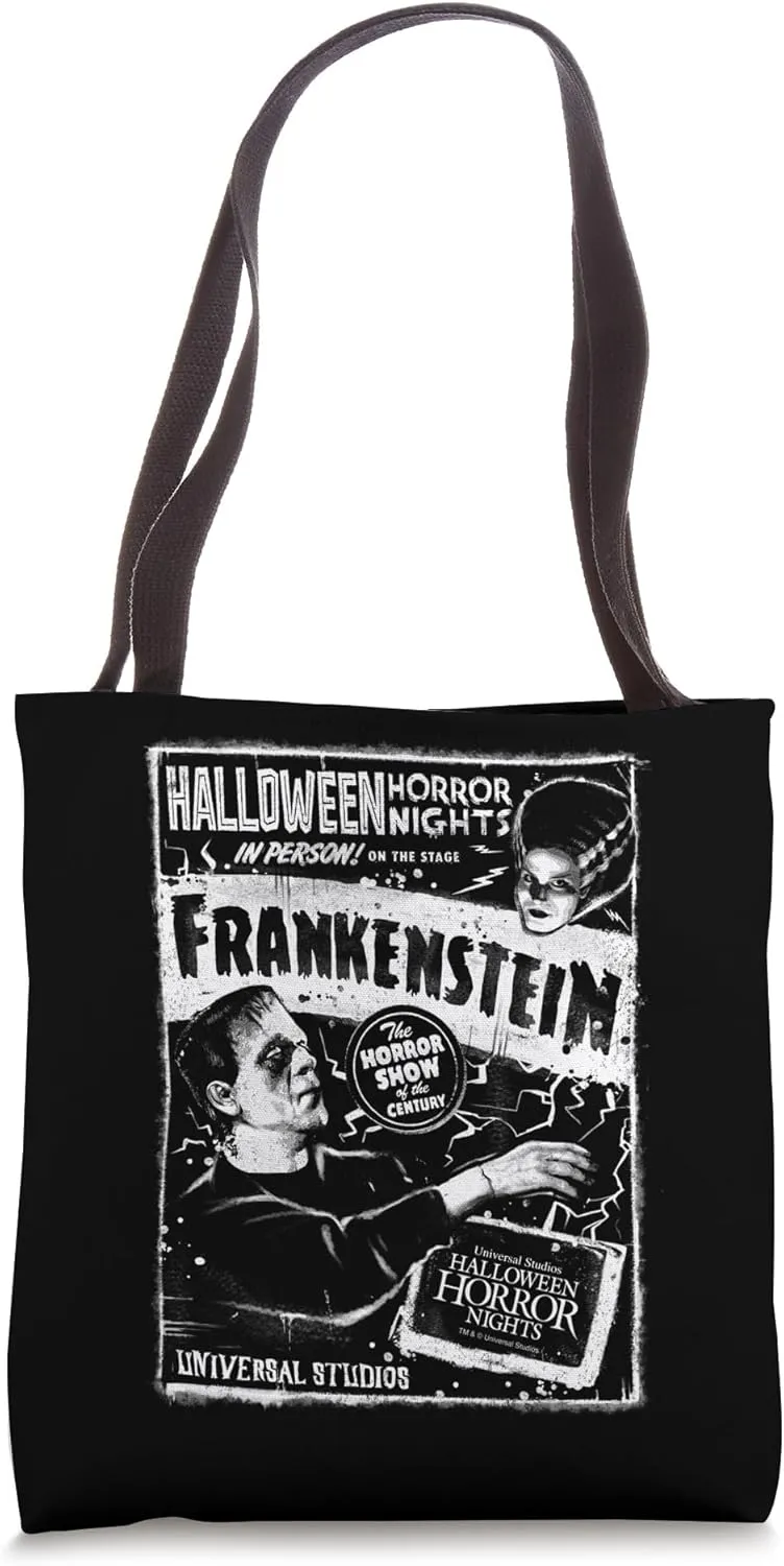 Frankenstein & Bride of Frankenstein Tote Bag