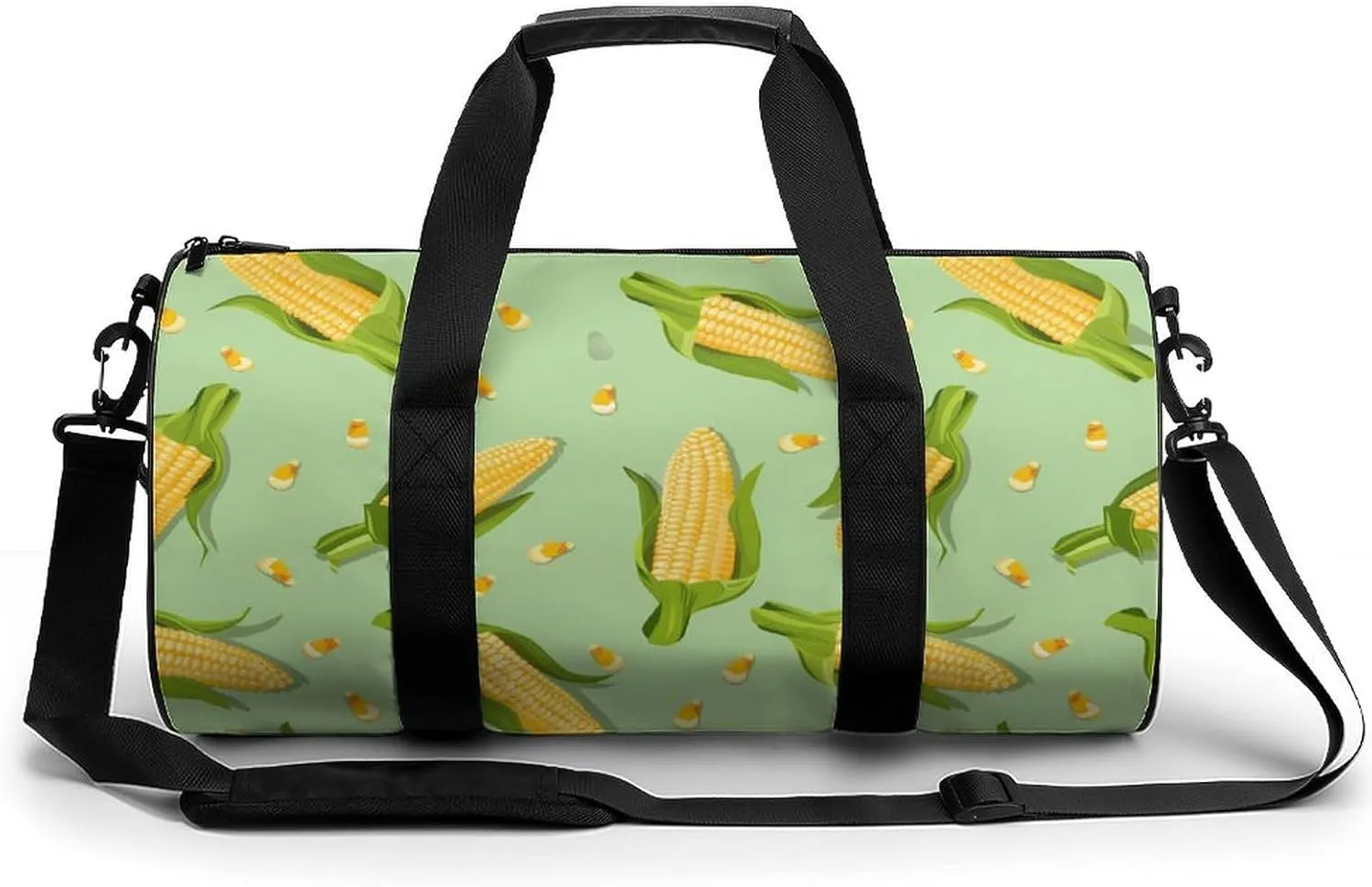 Fresh Corn Gym Bag Lightweight Carry On Duffel Bag Athletic Sports Travel Bag Weekender Bag for Men Women