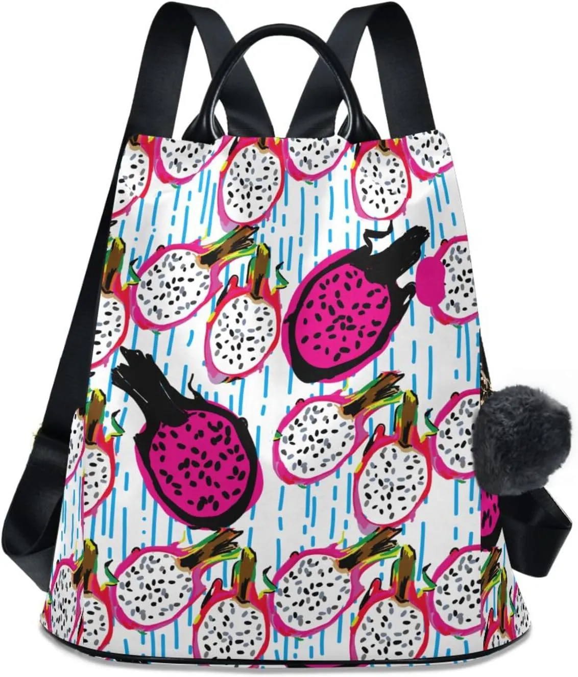 Fruit Print Anti-theft Backpack Handbags for Women Travel Rucksack Lightweight Shoulder Bags for Outing Shopping Going Out Backpack Pattern 6