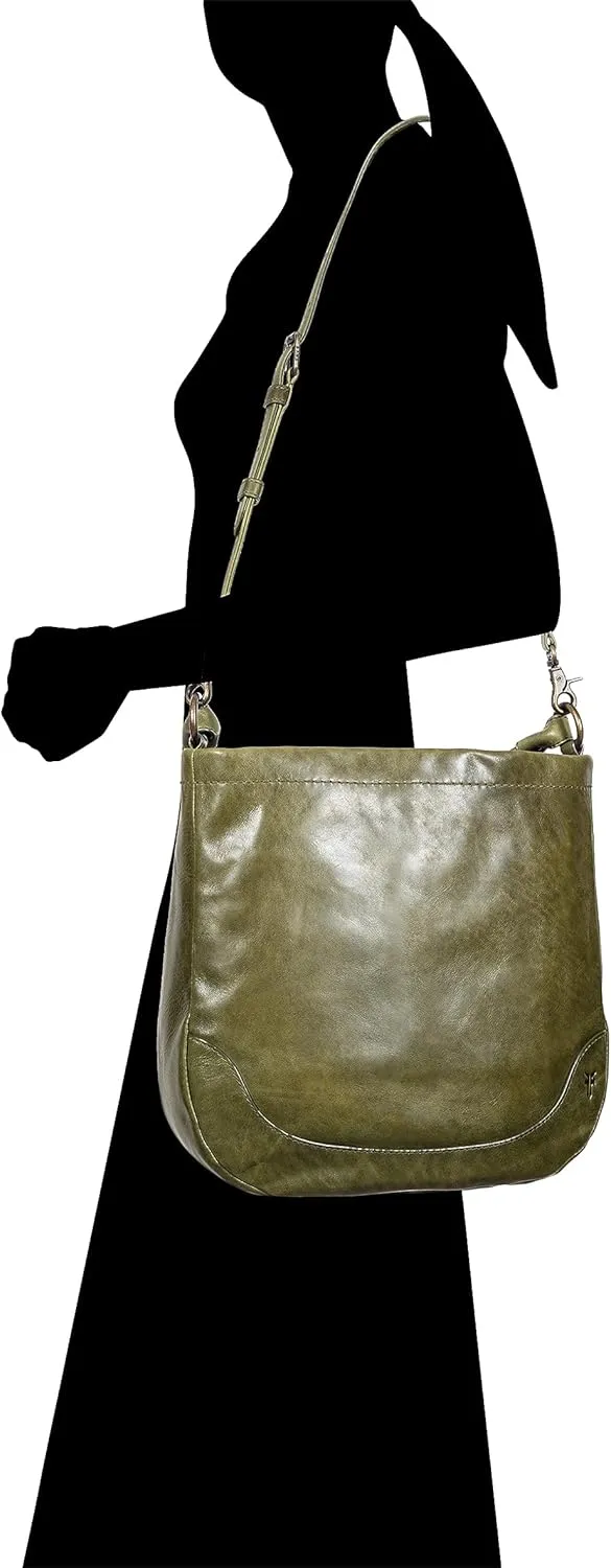 Frye Women's Melissa Hobo Handbag, Stylish Bag with Adjustable Strap & Pockets