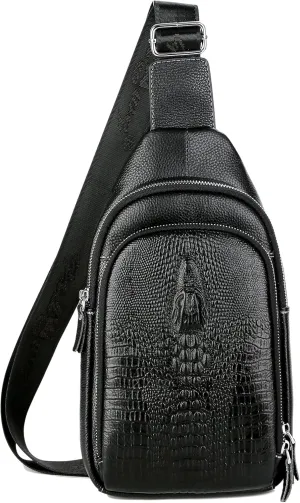 FSD.WG sling Backpack for Men Chest Bag Crossbody Hiking Daypacks Shoulder Bags Travel Bag Purse for Men with Water Resistant