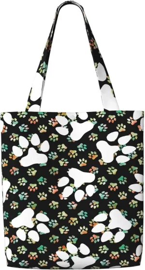 Fun Geometric Lines Green Canvas Totes Bag Shoulder Bags Shopping Crossbody Work Bag 13.8 X 15.4 inch