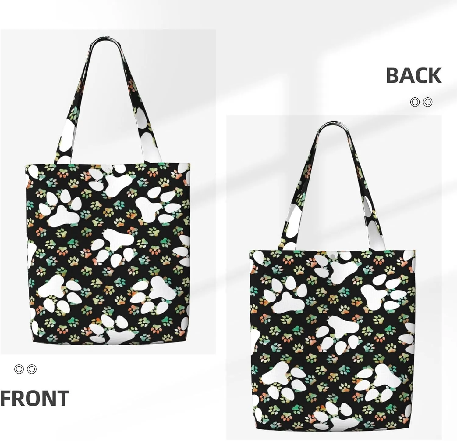 Fun Geometric Lines Green Canvas Totes Bag Shoulder Bags Shopping Crossbody Work Bag 13.8 X 15.4 inch