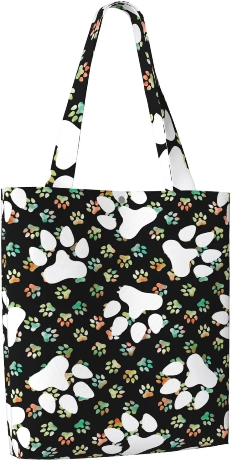 Fun Geometric Lines Green Canvas Totes Bag Shoulder Bags Shopping Crossbody Work Bag 13.8 X 15.4 inch