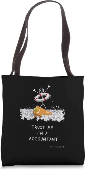 Funny Famous Stik - Accountant Tote Bag