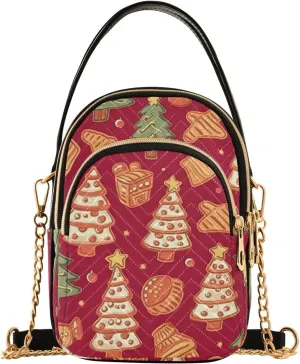 GAIGEO Orange Fall Leaves Handbag with Shoulder Strap, Women's Crossbody, Ladies Crossbody Bag