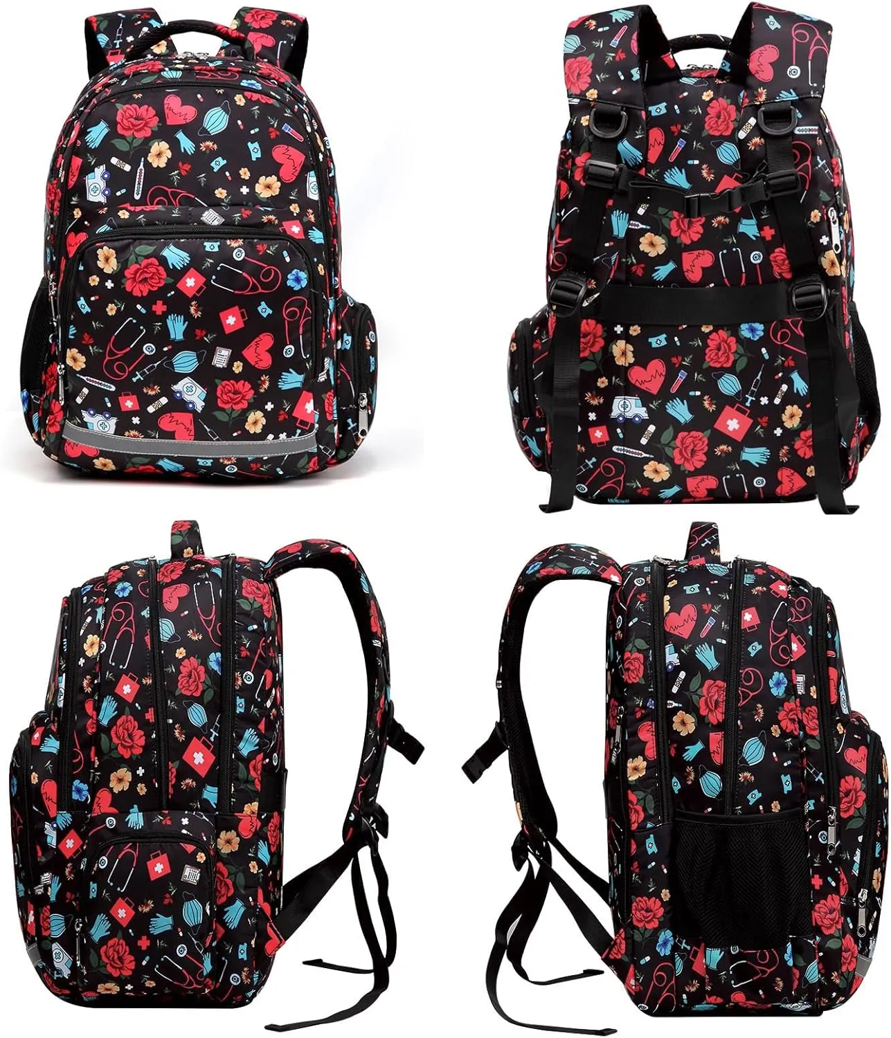 Gatycallaty Nurse Backpack for Women Girls Laptop Work Bag College Nursing Assitant Cna Cma Home Health Hospital Commuter Essentials Gift (nurse)