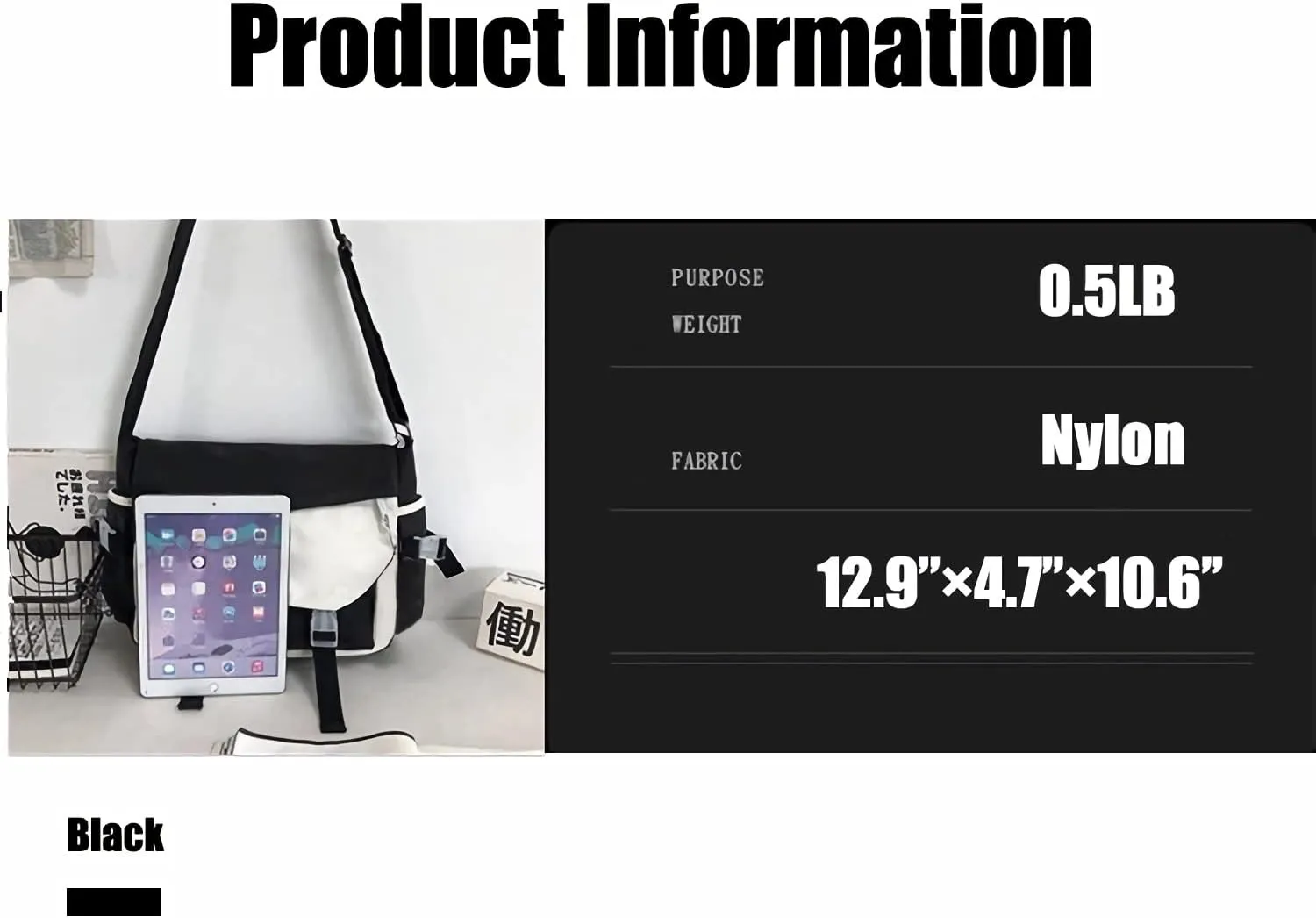 Genshin Impact Crossbody Bag Xiao Single Shoulder Bag Handbag Adult Single Shoulder Backpack Bag