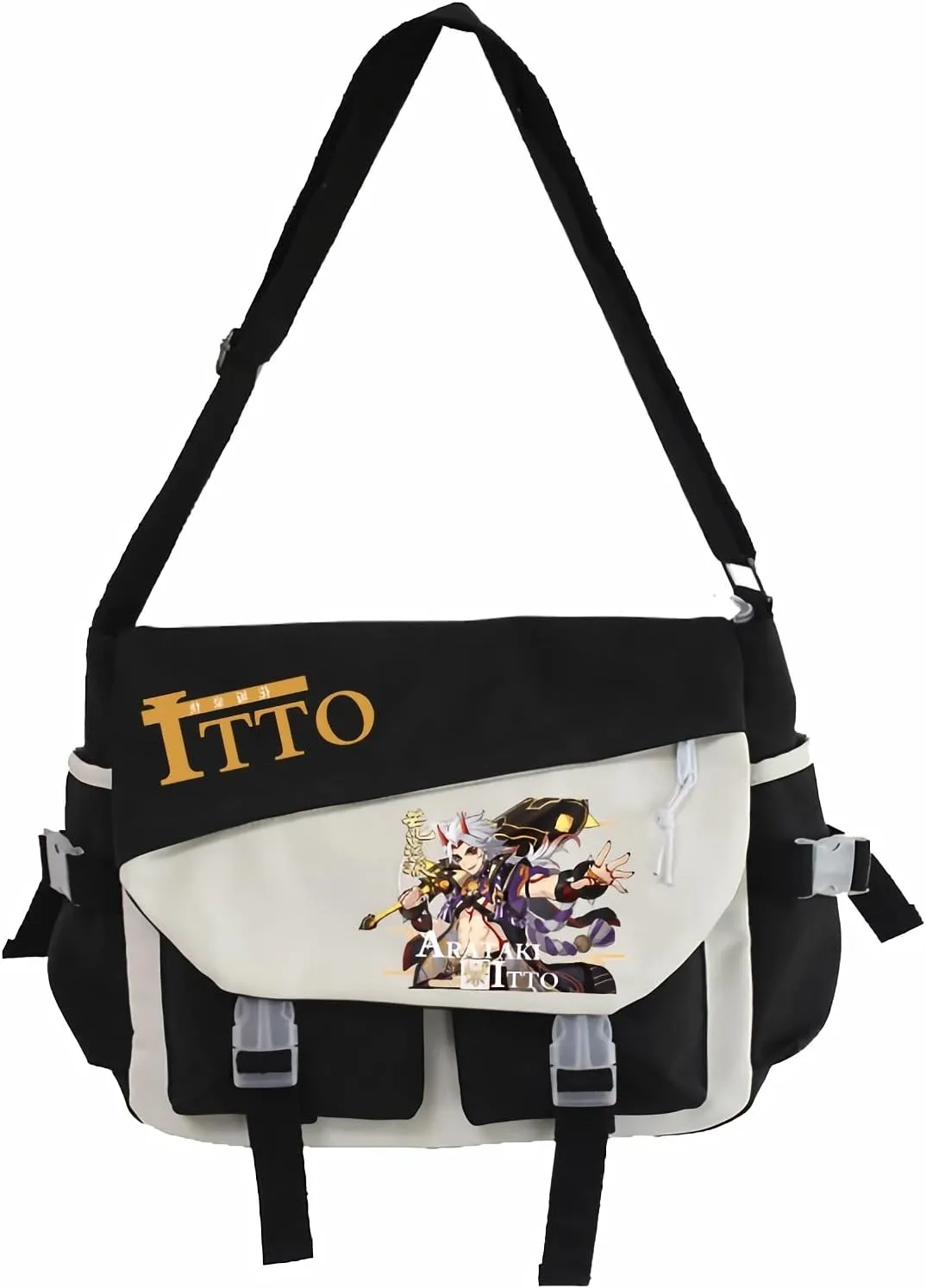 Genshin Impact Crossbody Bag Xiao Single Shoulder Bag Handbag Adult Single Shoulder Backpack Bag