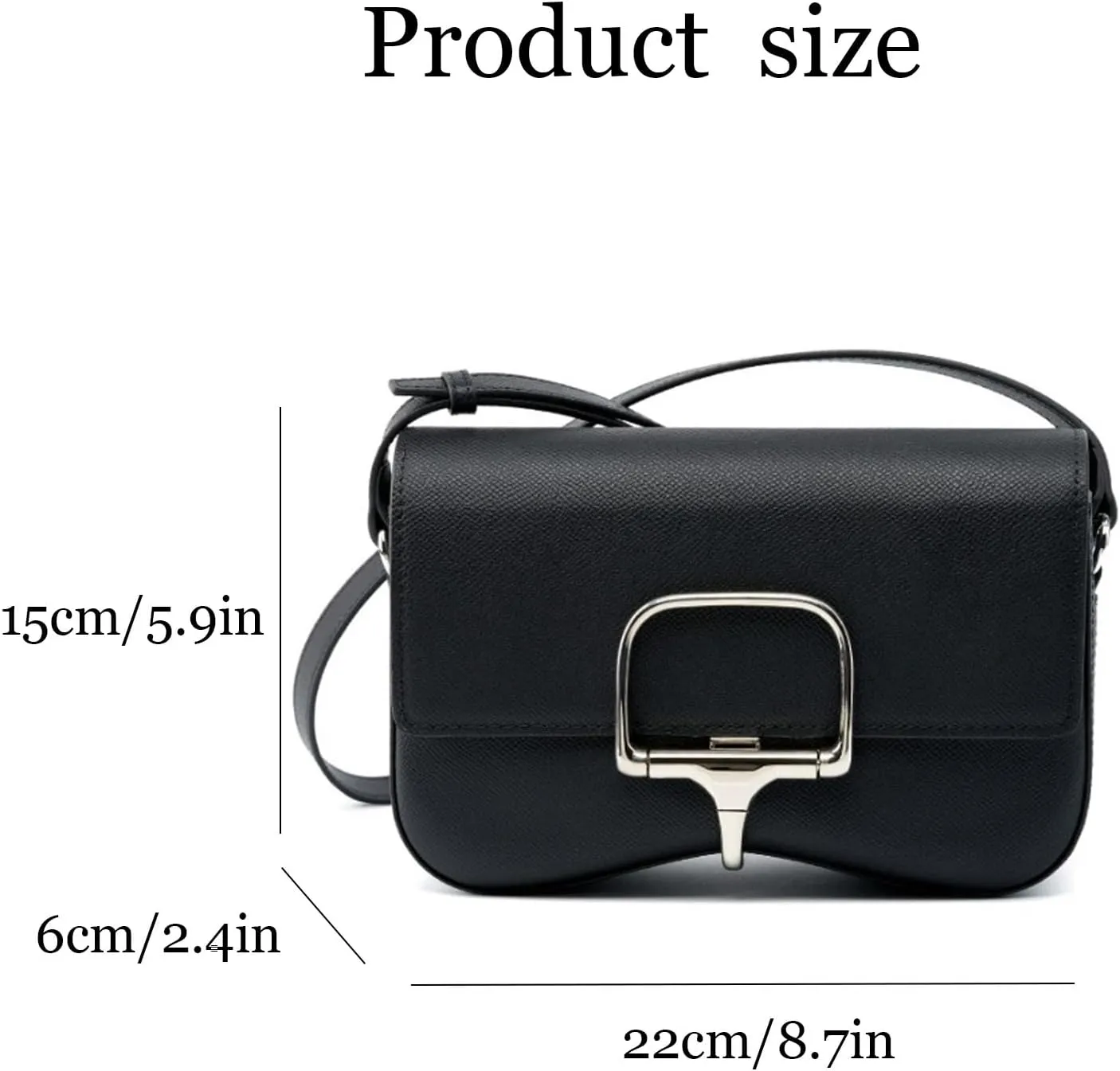 Genuine Leather Designer Shoulder Bags for Women, Fashion Vintage Crossbody Purses Satchels With Adjustable Strap