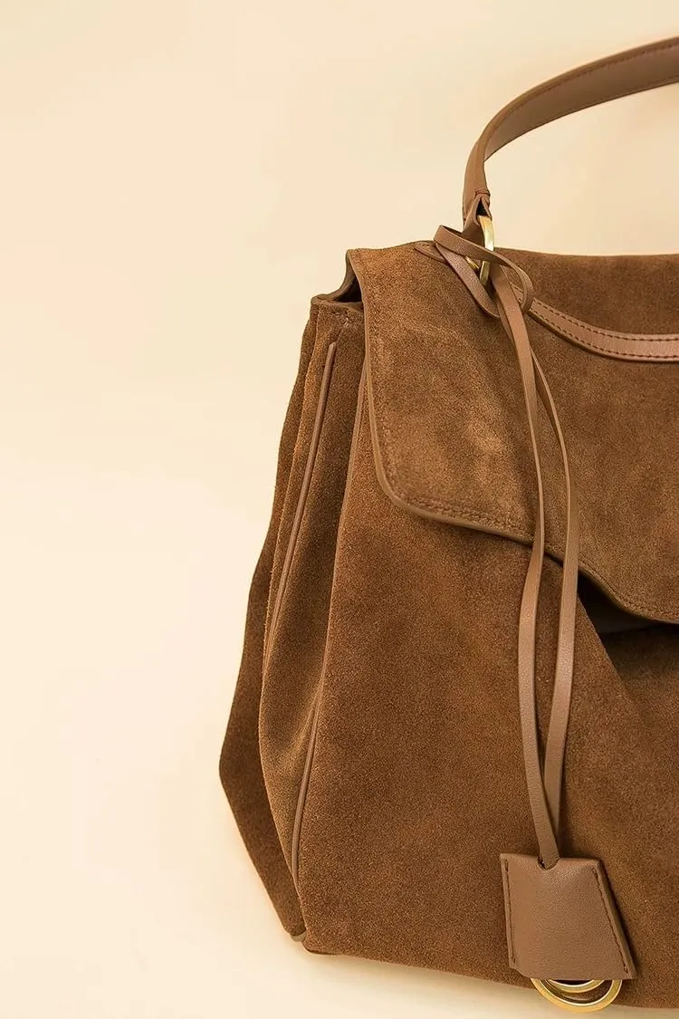 Genuine Leather Fashion Tote Bag for Women Large Capacity Stylish Single Shoulder Classic Top Handle Handbag